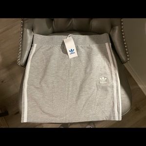 Gray adidas Originals Women's 3-Stripes Skirt